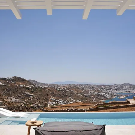 别墅 Annez With Private Pool Panoramic Sea View Mykonos Town