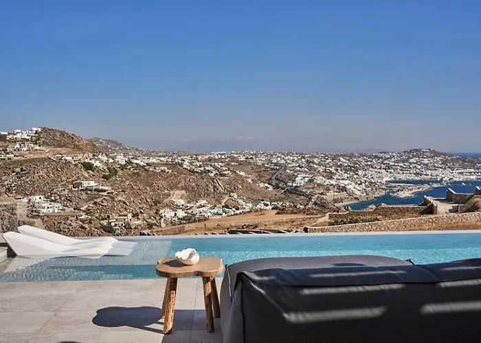 Annez With Private Pool Panoramic Sea View 빌라 Mykonos Town